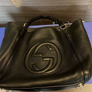 Gucci black soho handbag